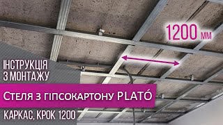 Виконання стелі. 1 рівень з кроком 120